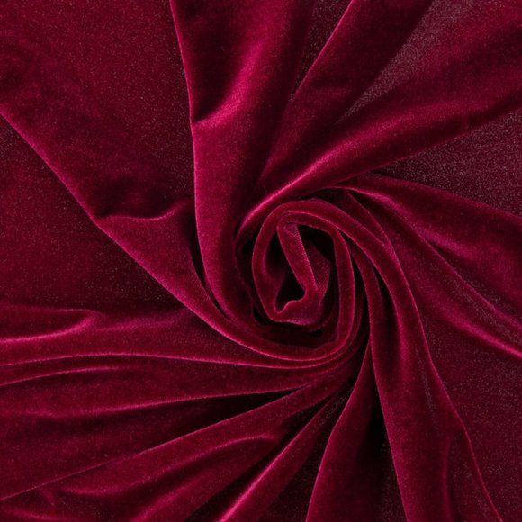 Source Unknown Other - Burgundy Velvet Fabric Two Yard + 26" Sewing